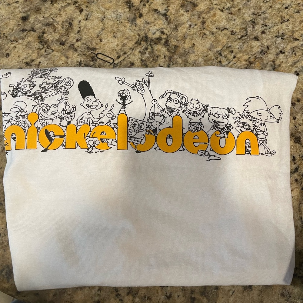 Vtg Original Throwback Nickelodeon 90s Cartoon Characters Mens Tshirt Medium